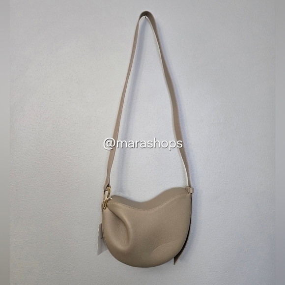 Polene Textured Taupe Tonca Bag - Picture 5 of 10
